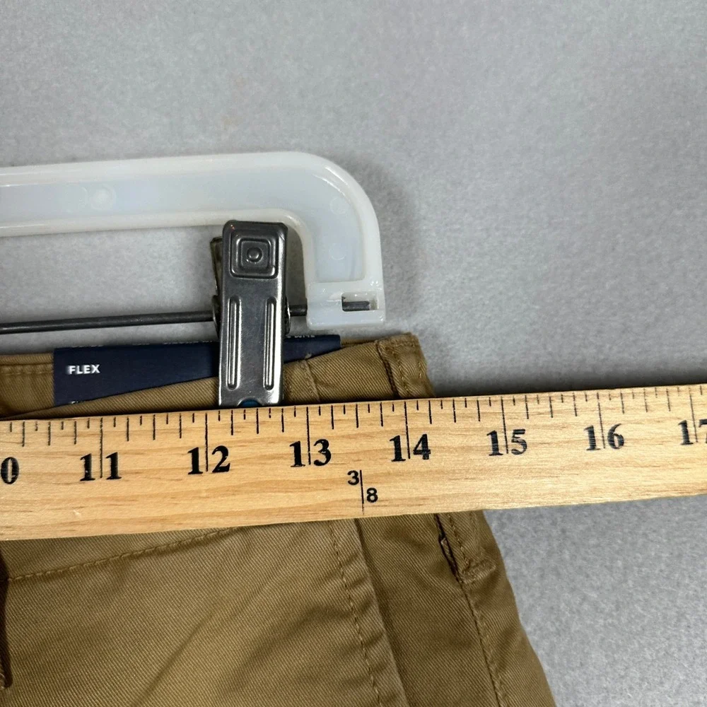 NEW American Eagle Pants Mens 28X28 Lived-In Khakis Tan Flex Slim Straight Chino